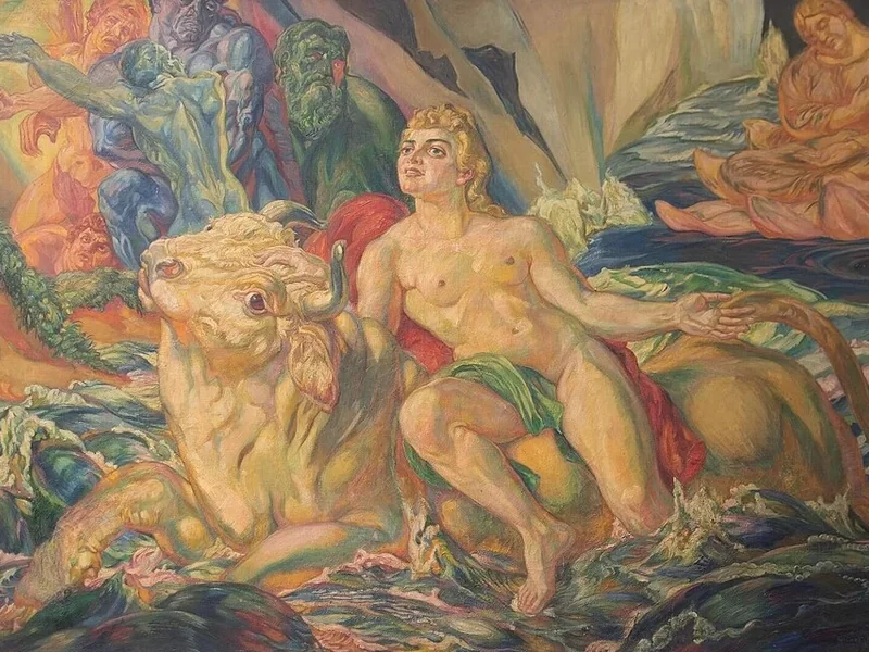 1864-Arthur Michaelis - L'Europa sul toro